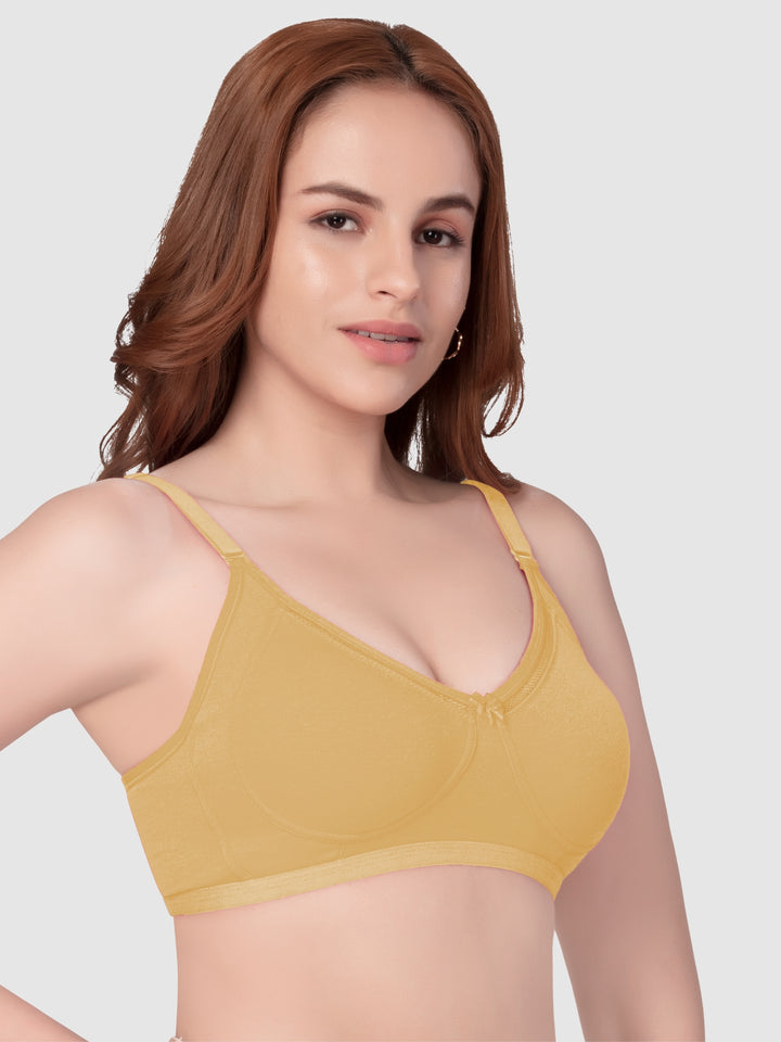 Daisy Dee Skin Non Padded Non Wired Full Coverage Bra - NRYN-Skin