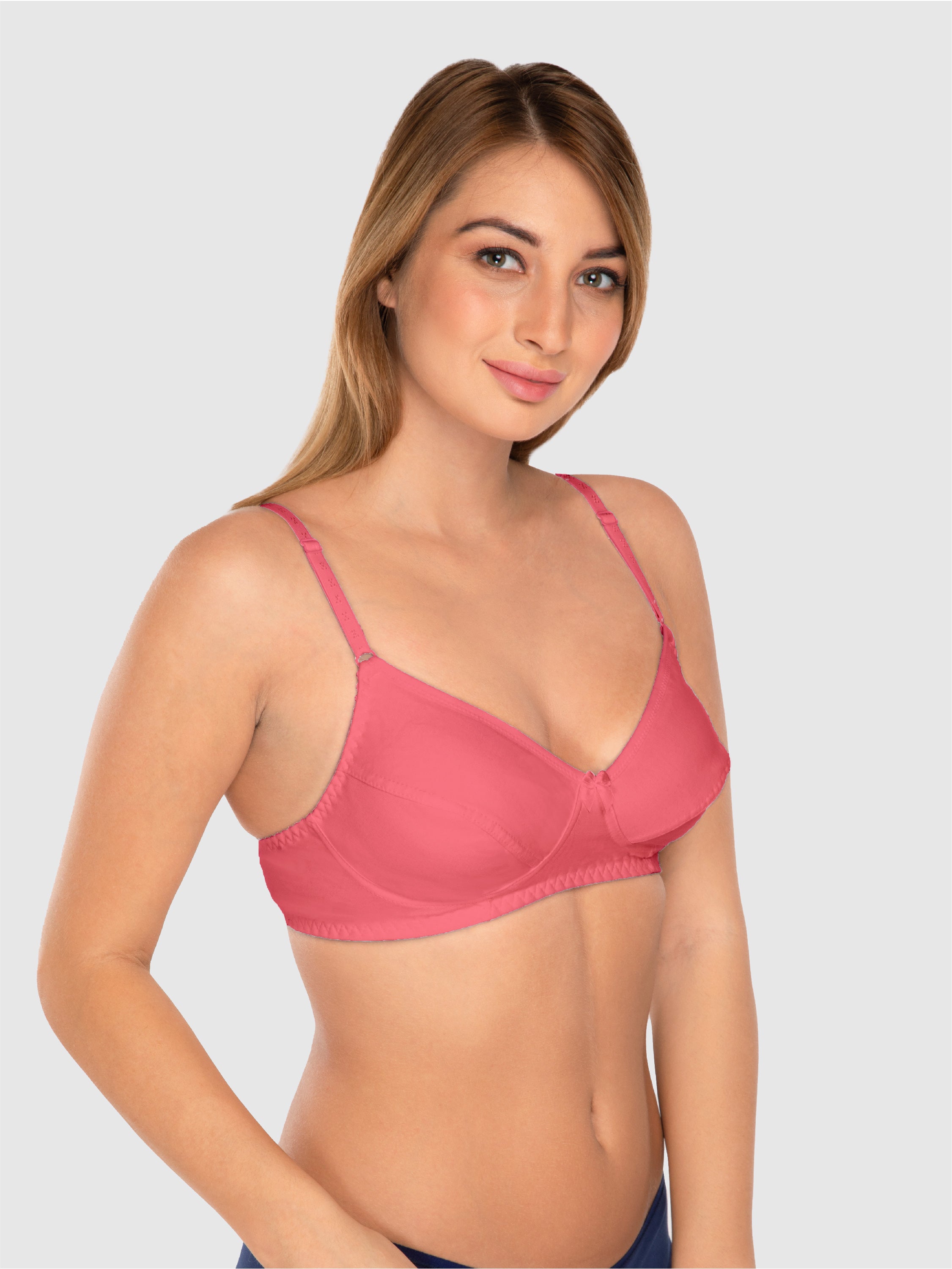 Daisy Dee Carrot Non Padded Non Wired Full Coverage Bra NCLBR-Carrot
