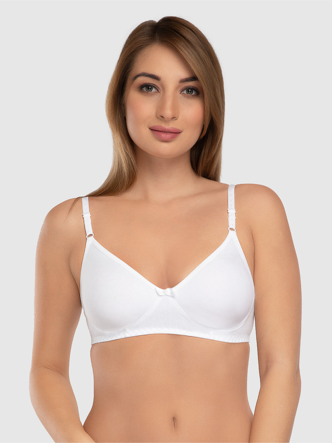 Daisy Dee White Non Padded Non Wired Full Coverage Bra NSTRD-White