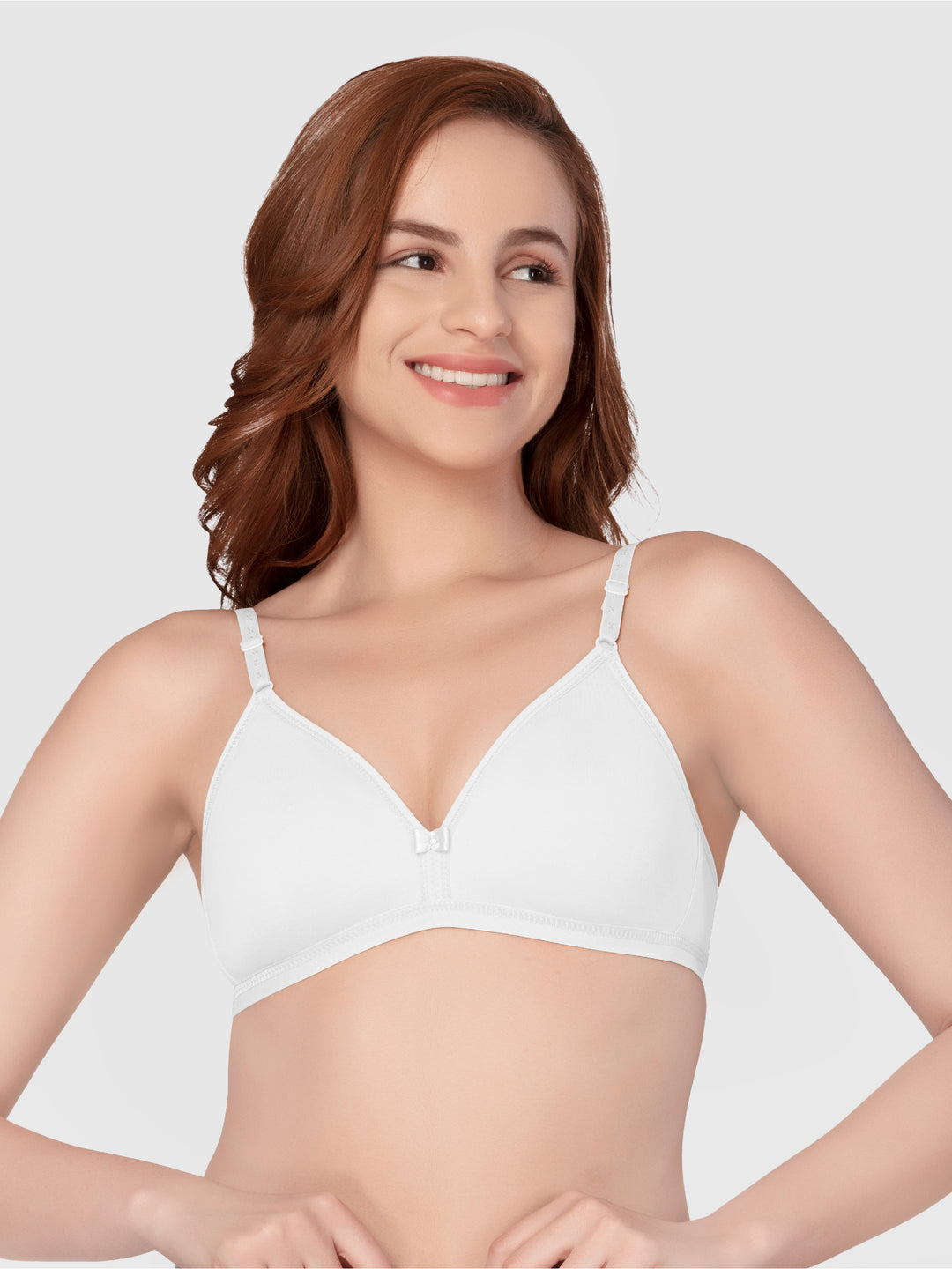 Daisy Dee White Non Padded Non Wired Full Coverage Bra NADR-White