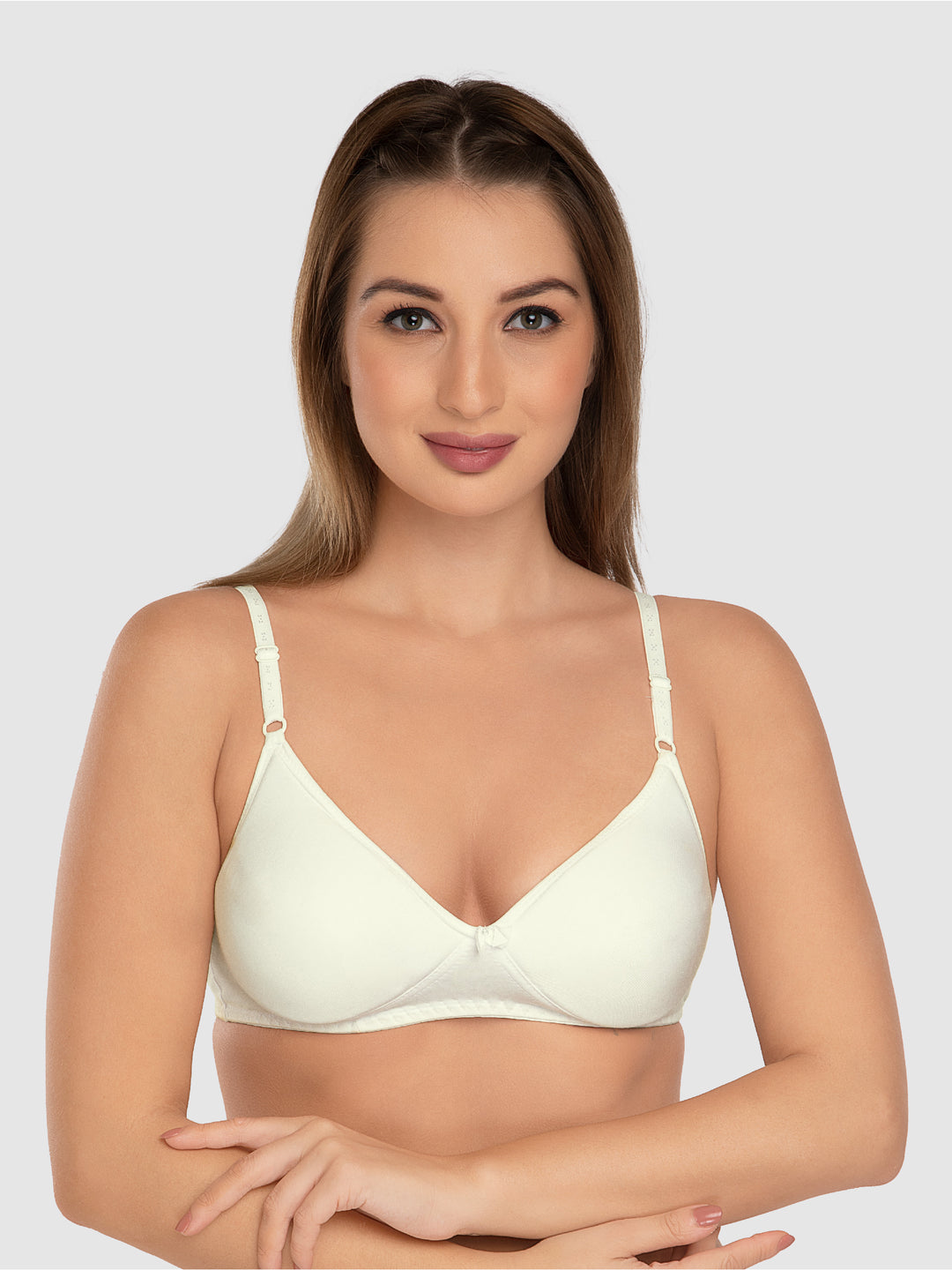 Daisy Dee Cream Padded Non Wired Full Coverage Bra NALAMDE-Cream