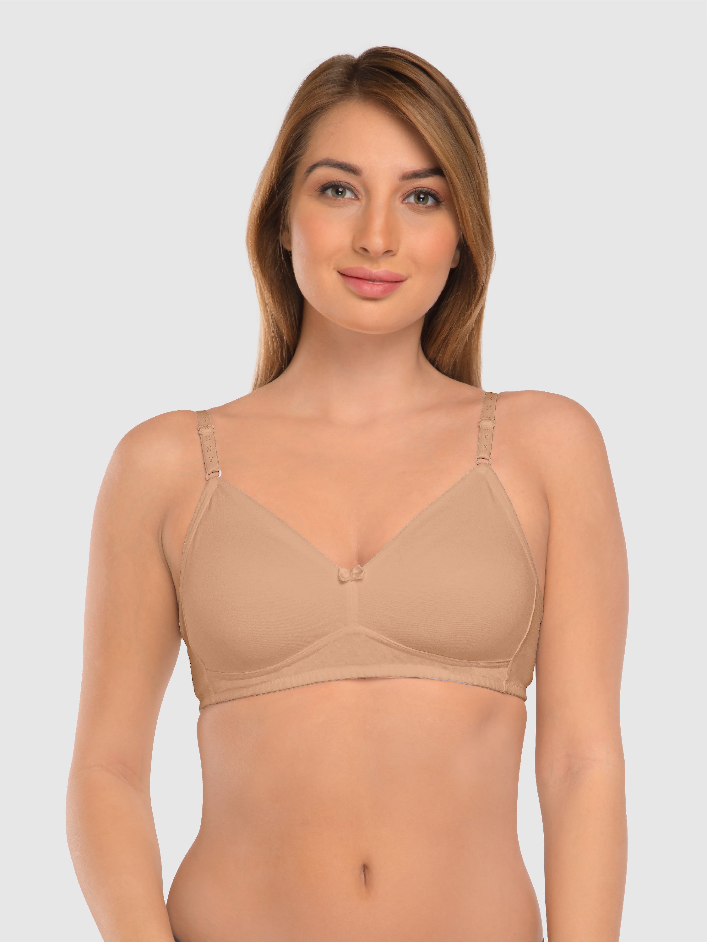 Daisy Dee Skin Non Padded Non Wired Full Coverage Bra NDSZN-Skin