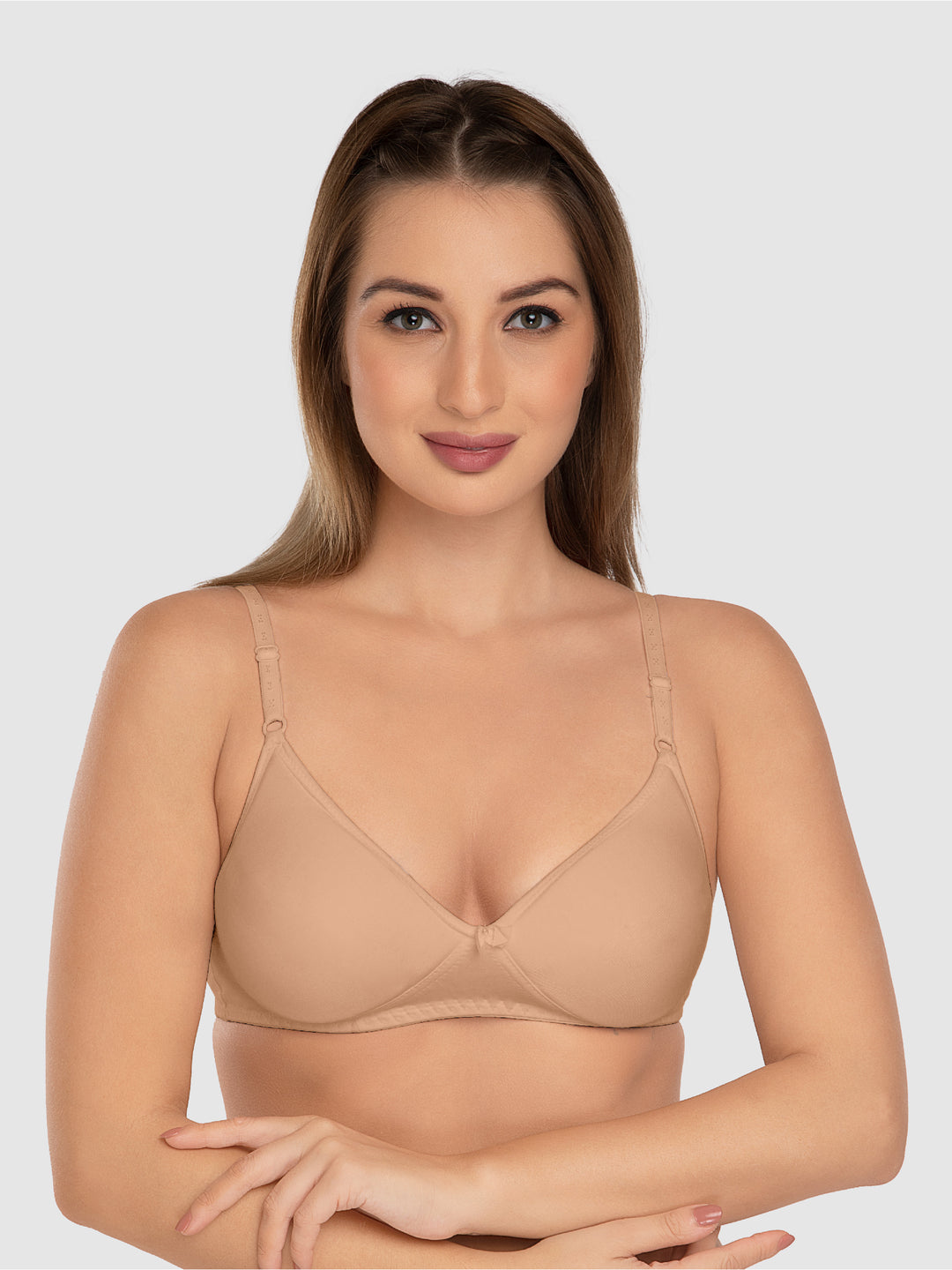 Daisy Dee Beige Padded Non Wired 3/4th Coverage Bra NALAMDE-Beige