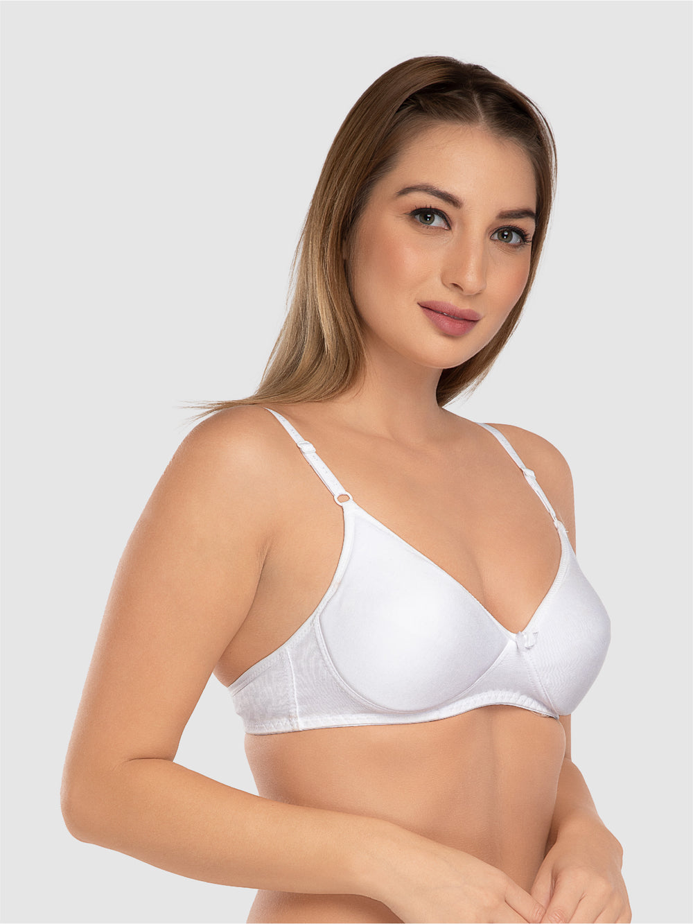 Daisy Dee White Padded Non Wired Full Coverage Bra NALAMDE-White