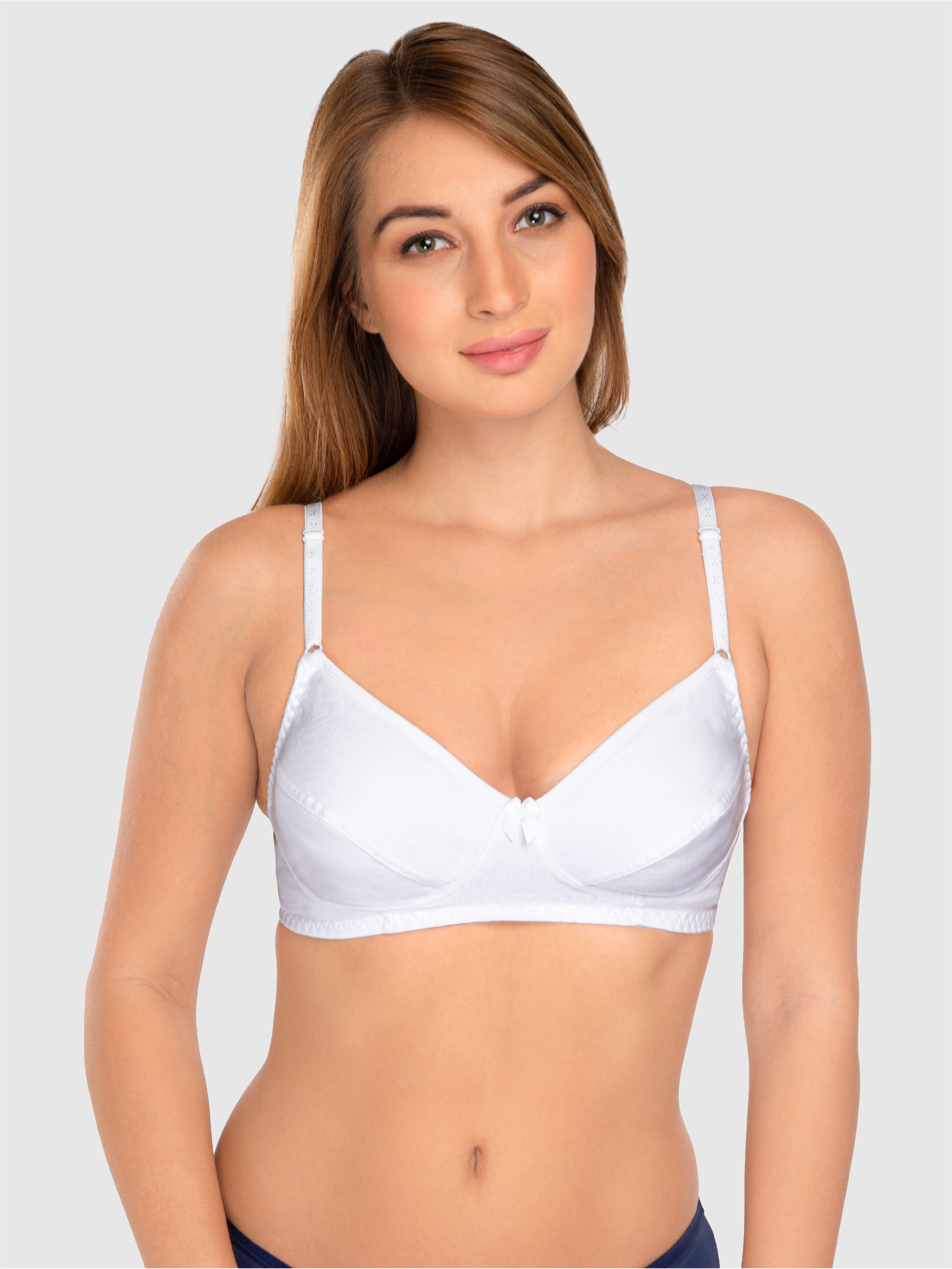 Daisy Dee White Non Padded Non Wired Full Coverage Bra NCLBR-White