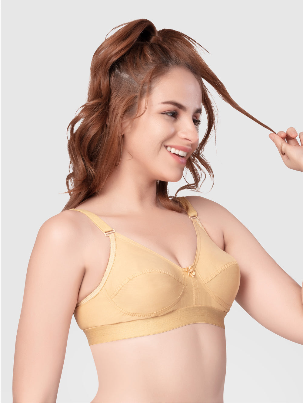 Daisy Dee Skin Non Padded Non Wired Full Coverage Bra NMYA-Skin