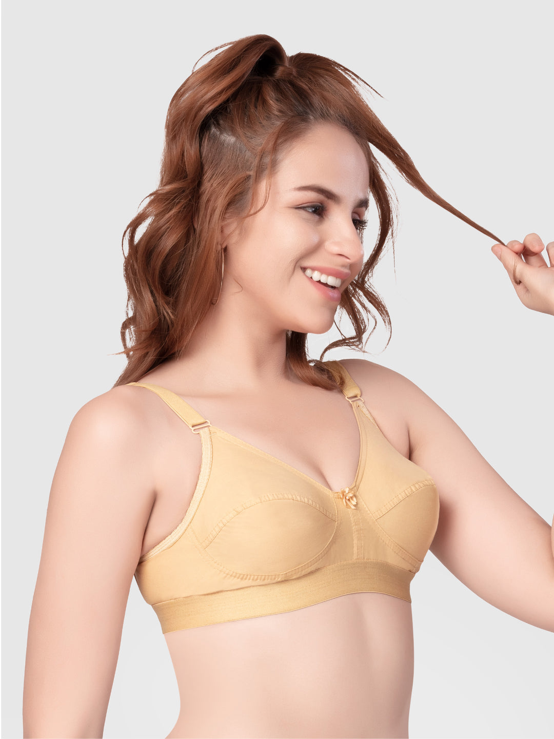 Daisy Dee Skin Non Padded Non Wired Full Coverage Bra NMYA-Skin
