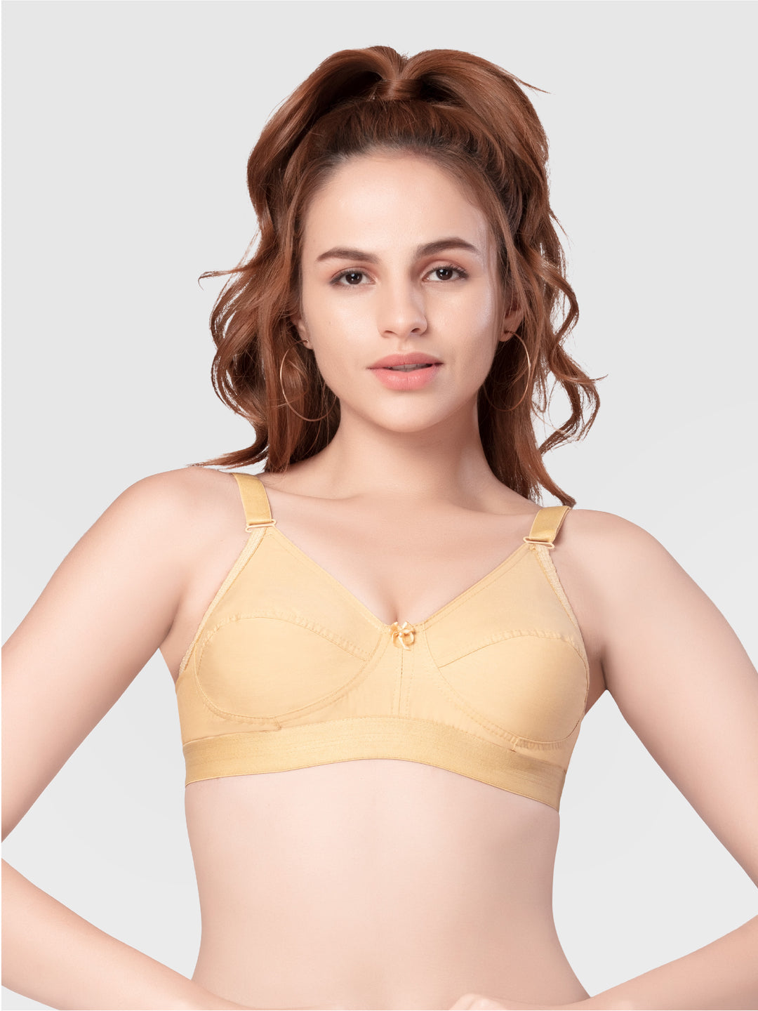 Daisy Dee Skin Non Padded Non Wired Full Coverage Bra NMYA-Skin