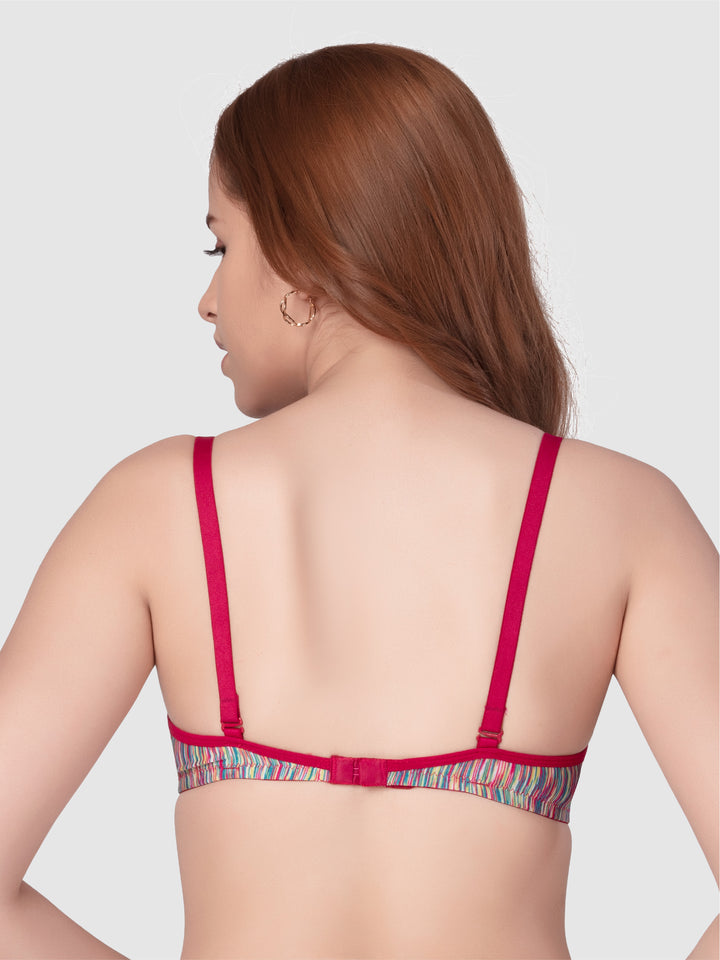 Daisy Dee Rainbow Melange Padded Non Wired Full Coverage Bra NSGNRA-R.BOW/MLG