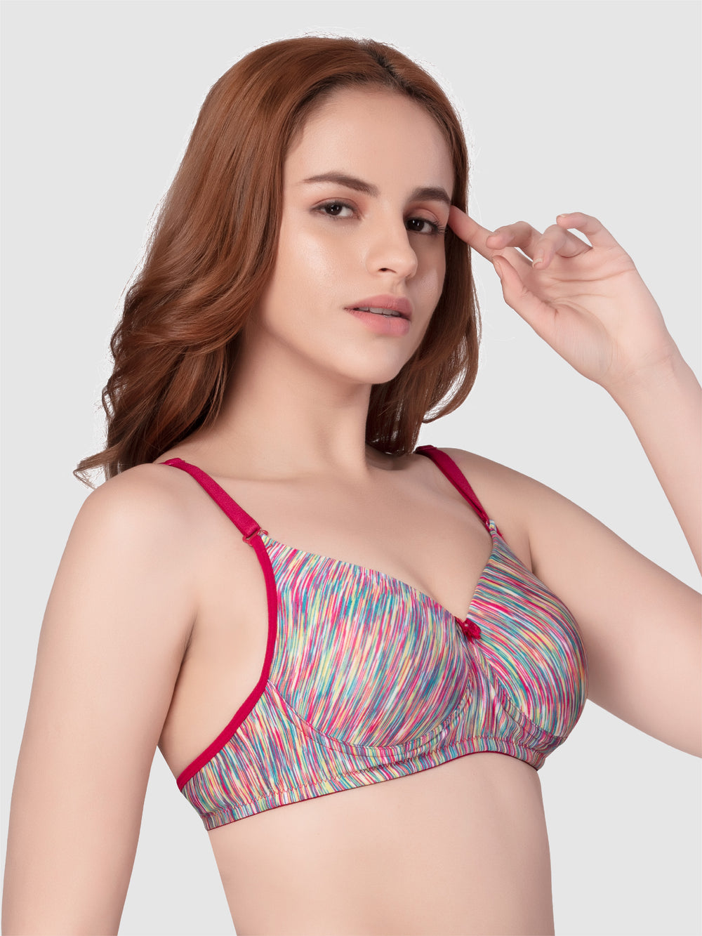 Daisy Dee Rainbow Melange Padded Non Wired Full Coverage Bra NSGNRA-R.BOW/MLG
