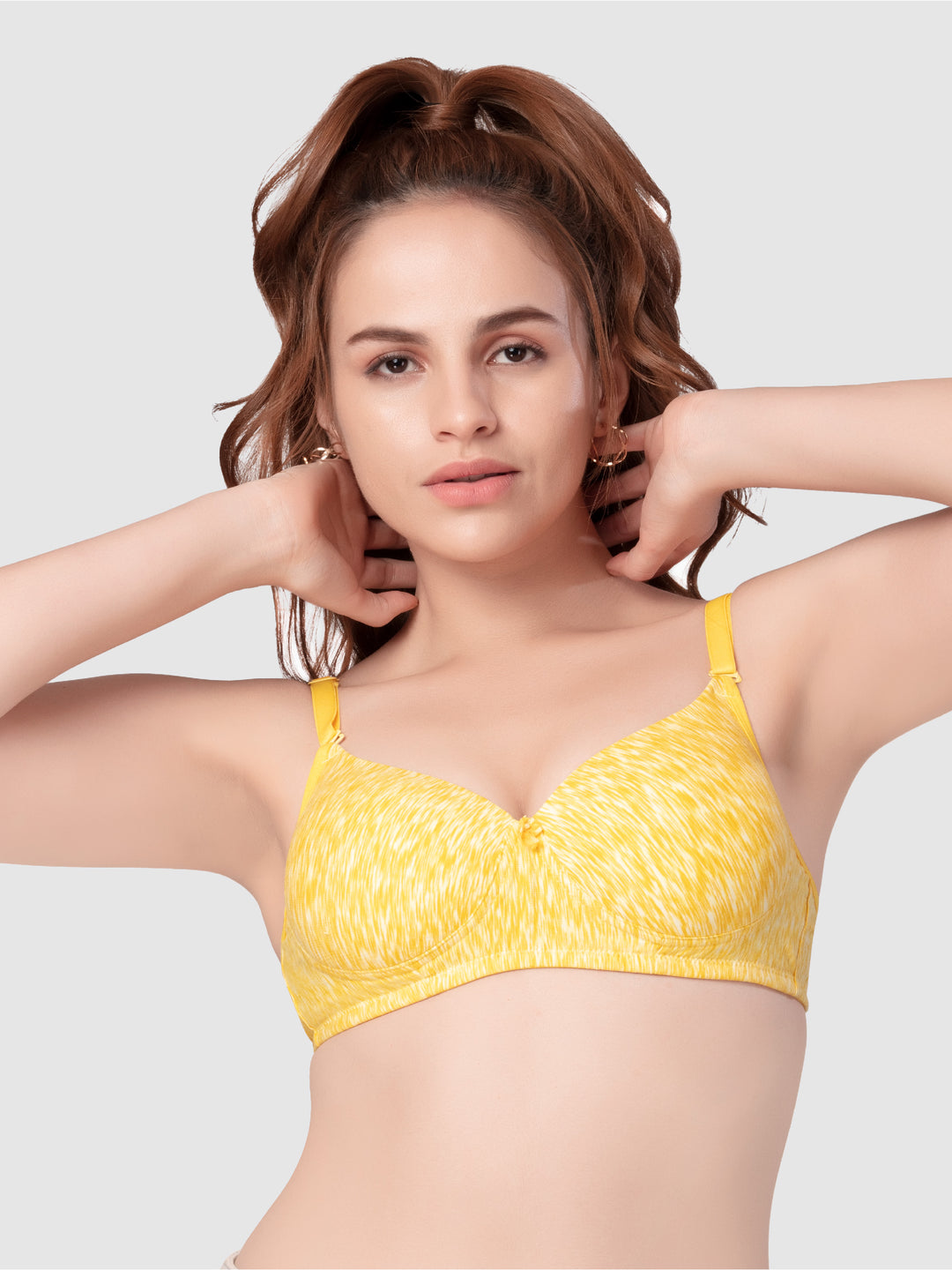 Daisy Dee Mango Melange Padded Non Wired Full Coverage Bra NSGNRA-Mango Mlg