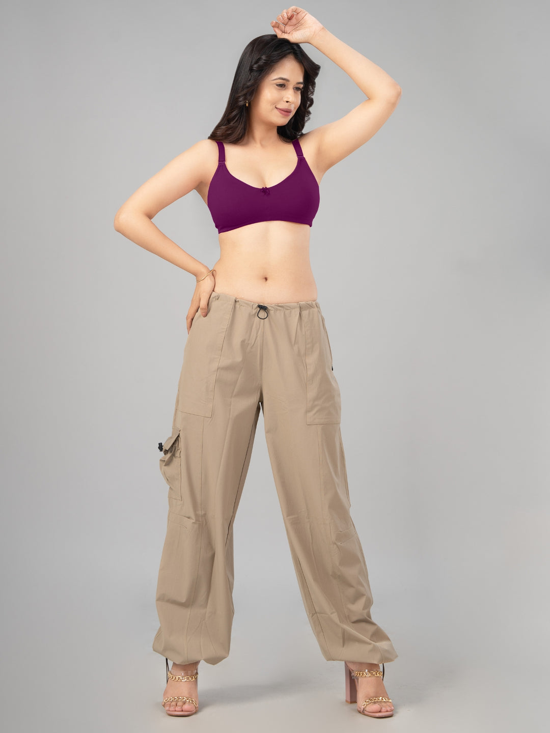Daisy Dee Wine Non Padded Non-Wired Full Coverage T-Shirt Bra - NANYA-Wine