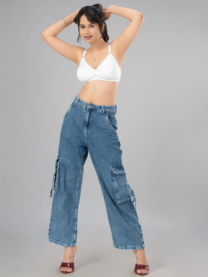 Lovable White Non Padded Non Wired Full Coverage Bra ULTRA-White