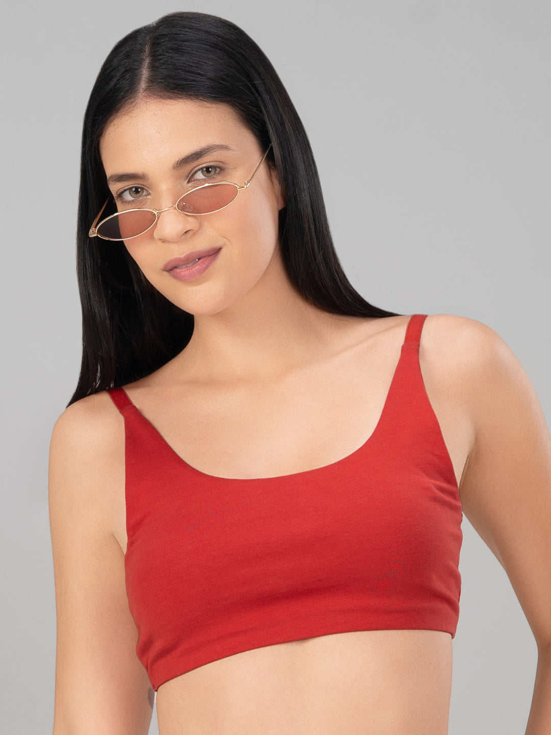 Lovable Orange Non Padded Non Wired Full Coverage Bra - VITALITY CAMI-Orange