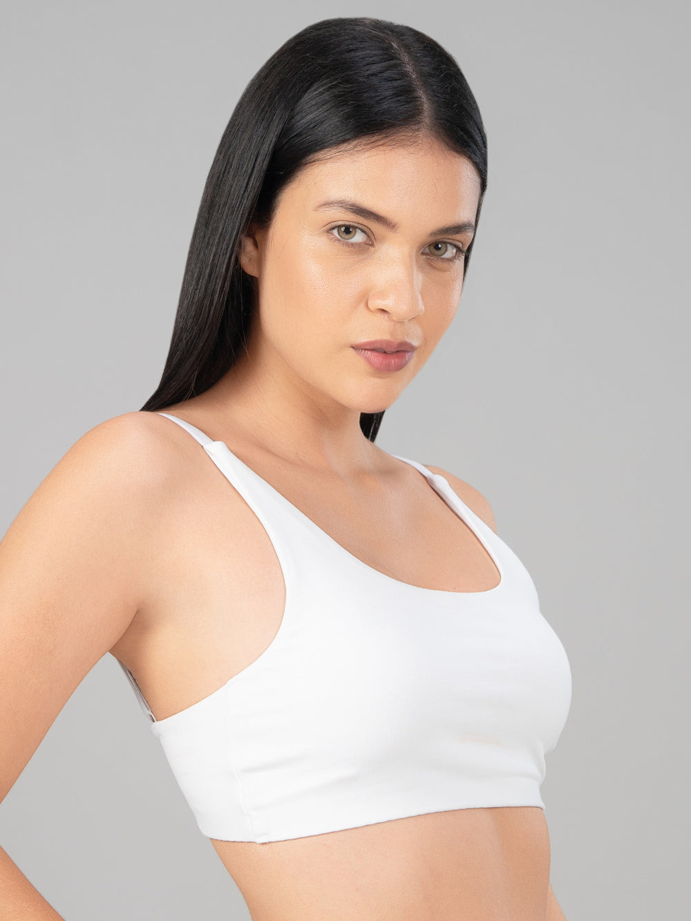 Lovable White Non Padded Non Wired Full Coverage Bra - VITALITY CAMI-White