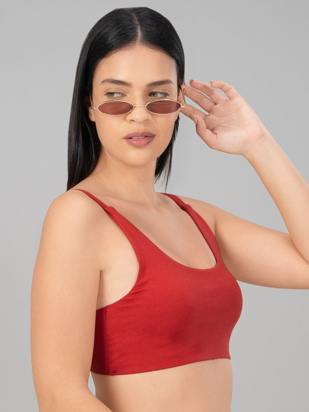 Lovable Orange Non Padded Non Wired Full Coverage Bra - VITALITY CAMI-Orange