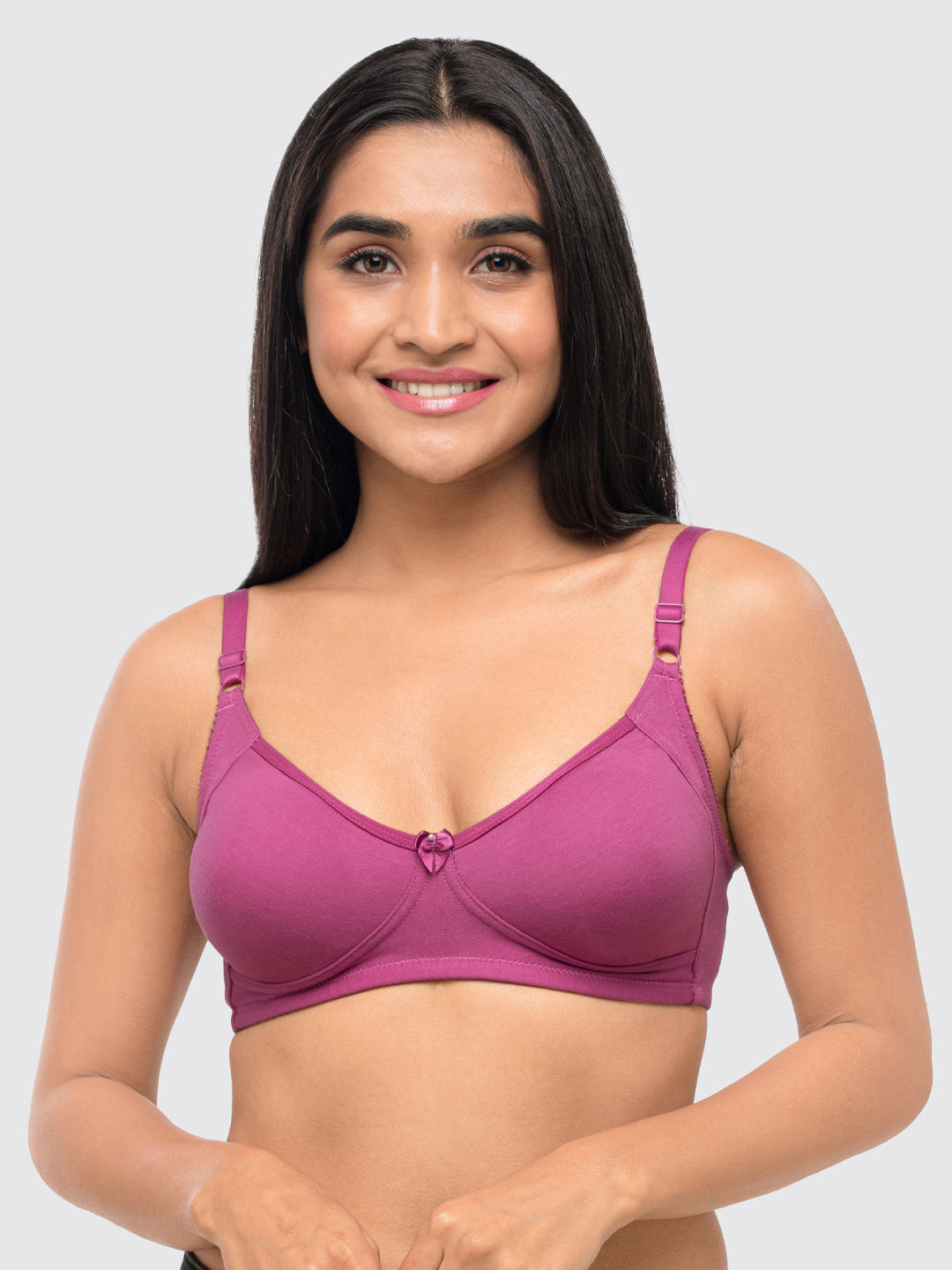 Lovable Onion Pink Non Padded Non Wired Full Coverage Bra Contours-O Pink