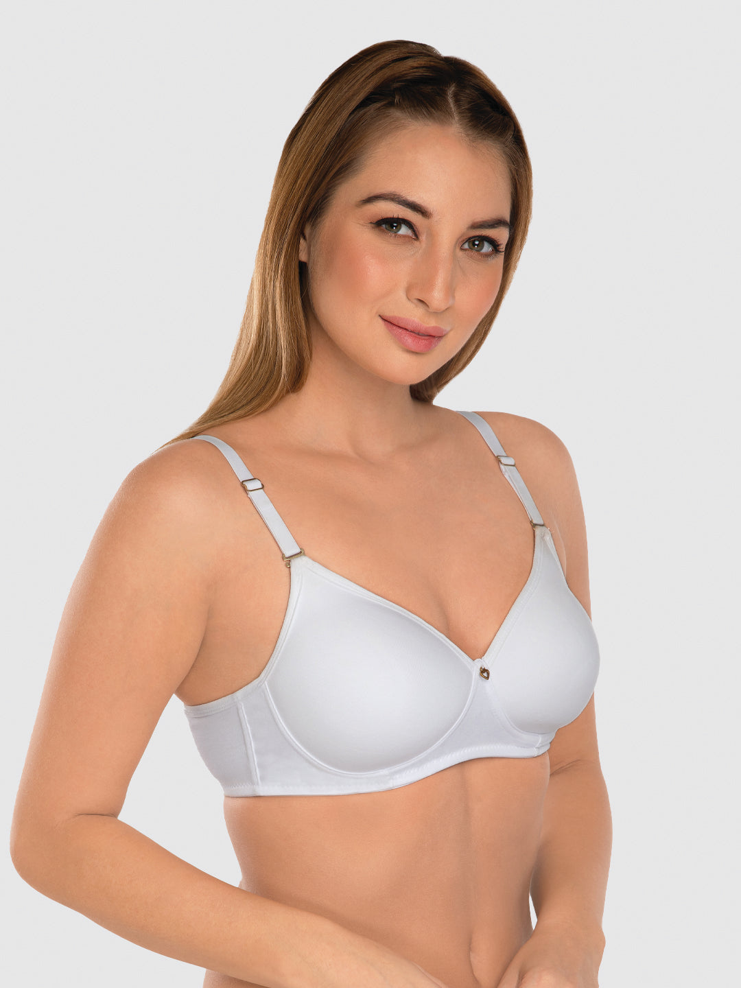 Daisy Dee White Highly Padded Non-Wired Full Coverage T-Shirt Bra - NMPL-White