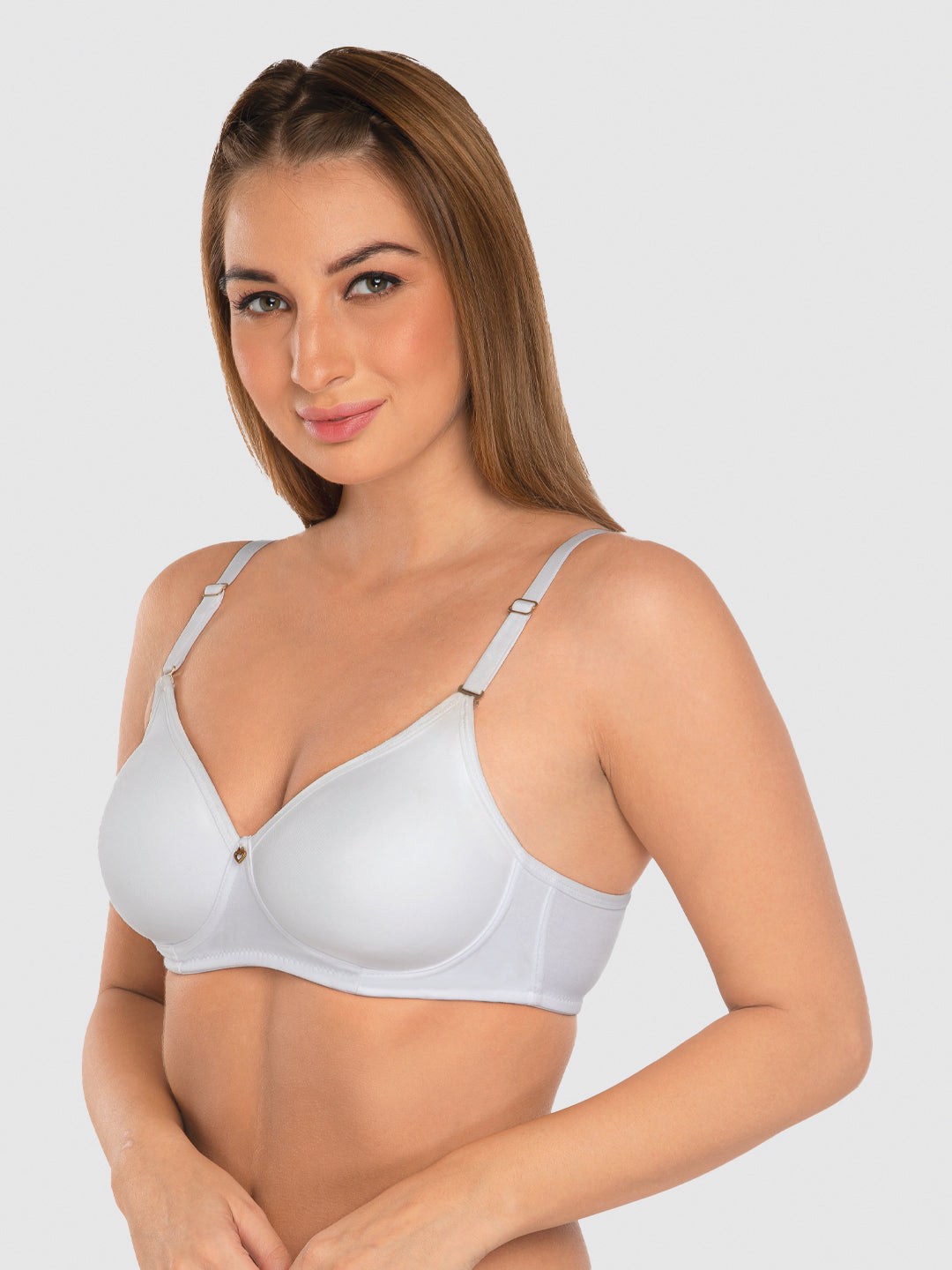 Daisy Dee White Highly Padded Non-Wired Full Coverage T-Shirt Bra - NMPL-White