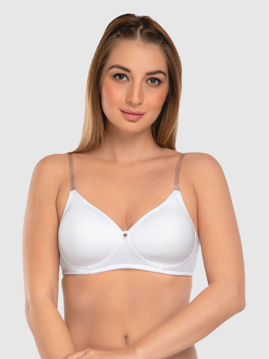 Daisy Dee White Highly Padded Non-Wired Full Coverage T-Shirt Bra - NMPL-White