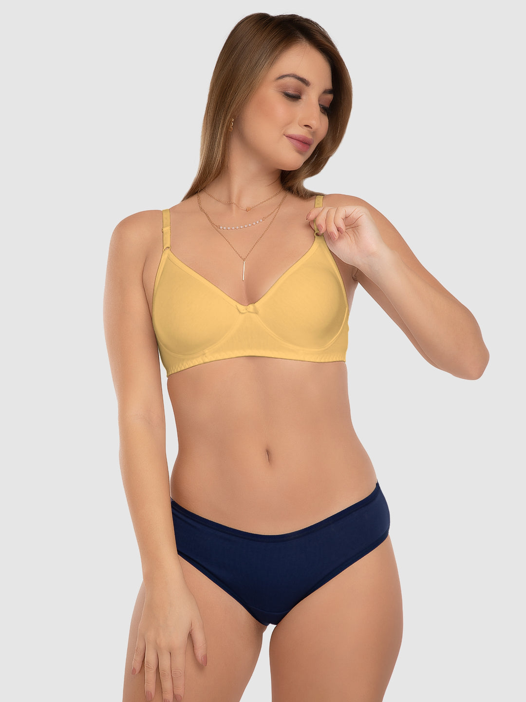 Daisy Dee Skin Non Padded Non Wired Full Coverage Bra NSTRD-Skin
