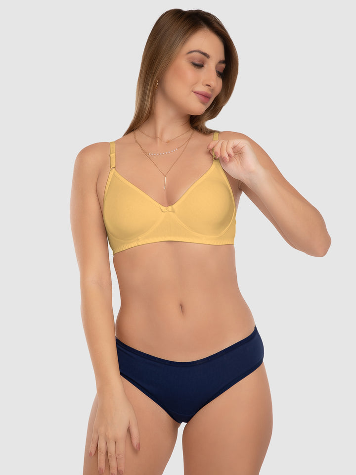 Daisy Dee Skin Non Padded Non Wired Full Coverage Bra NSTRD-Skin