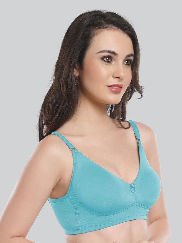 Lovable Mint Non Padded Non Wired Full Coverage Bra LE-235-Mint-Lovable India