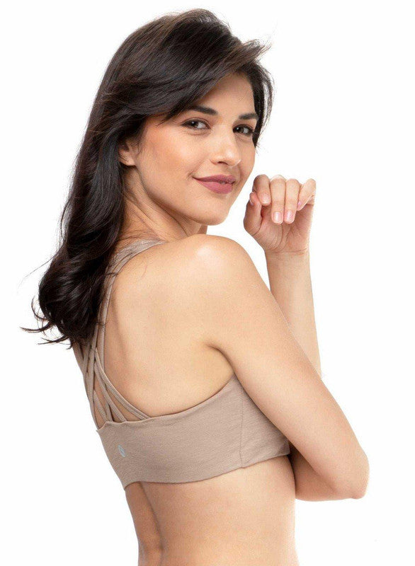 Lovable Skin Non Padded Non Wired Full Coverage Bra VITALITY SPORTS BRA-Skin