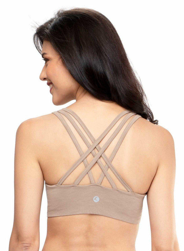 Lovable Skin Non Padded Non Wired Full Coverage Bra VITALITY SPORTS BRA-Skin