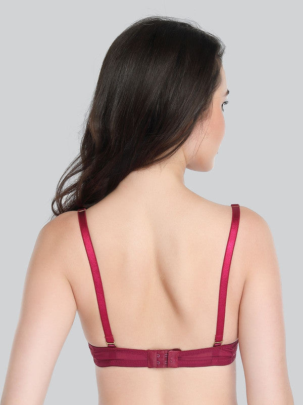 Lovable Raspberry Padded Non Wired 3/4th Coverage Bra LE-224-Raspberry-Lovable India