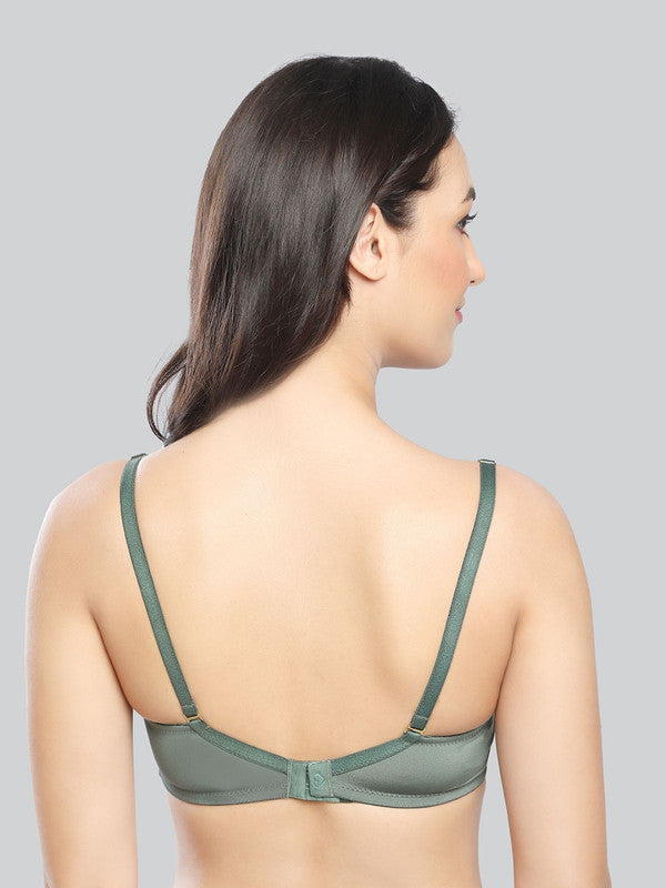 Lovable Green Padded Non Wired Full Coverage Bra LE-234-Green-Lovable India