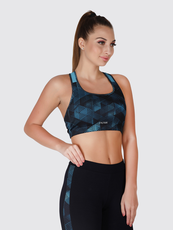 Lovable Mint-Navy Padded Non Wired Full Coverage Bra-MANTRA BRA HD-MT-NY