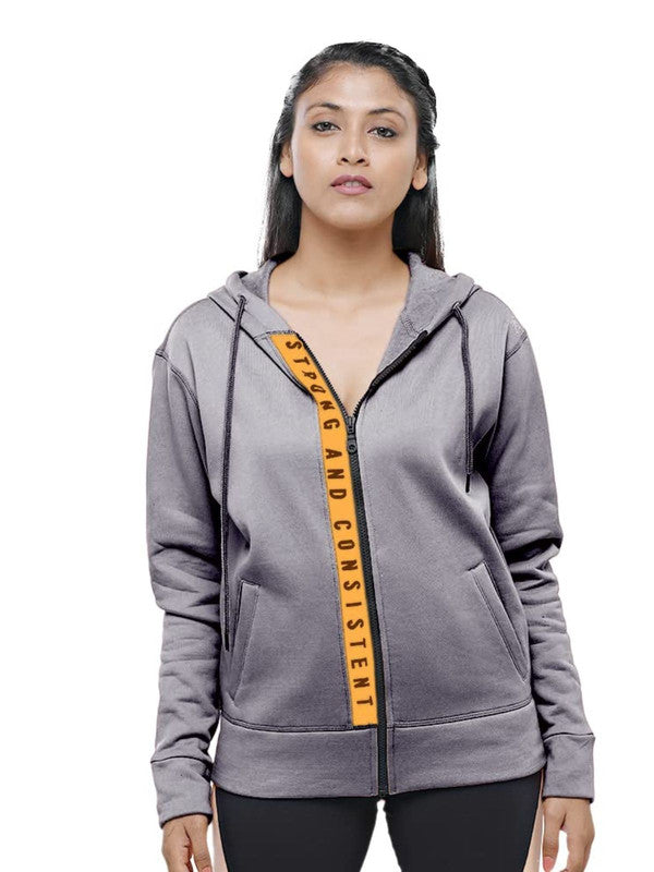 Women Grey Solid Jackets ND JACKET_Grey-Lovable India