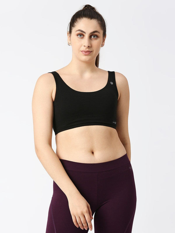 Lovable Black Padded Non Wired Full Coverage Bra SEA SIDE-BLACK
