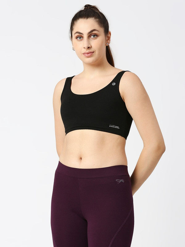 Lovable Black Padded Non Wired Full Coverage Bra SEA SIDE-BLACK