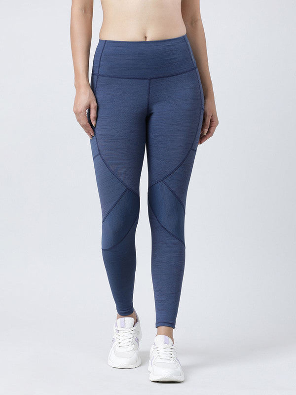 Women Denim Blue  Solid Track Pants & Joggers-STRIDE PANT-DB