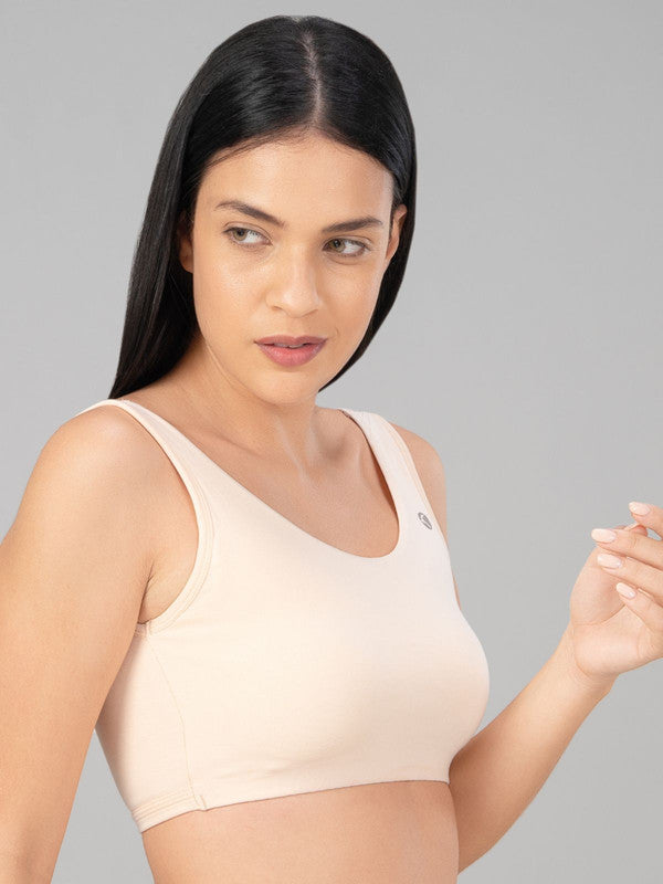 Lovable Ivory Padded Non Wired Full Coverage Sports Bra- SEA SIDE-IVORY