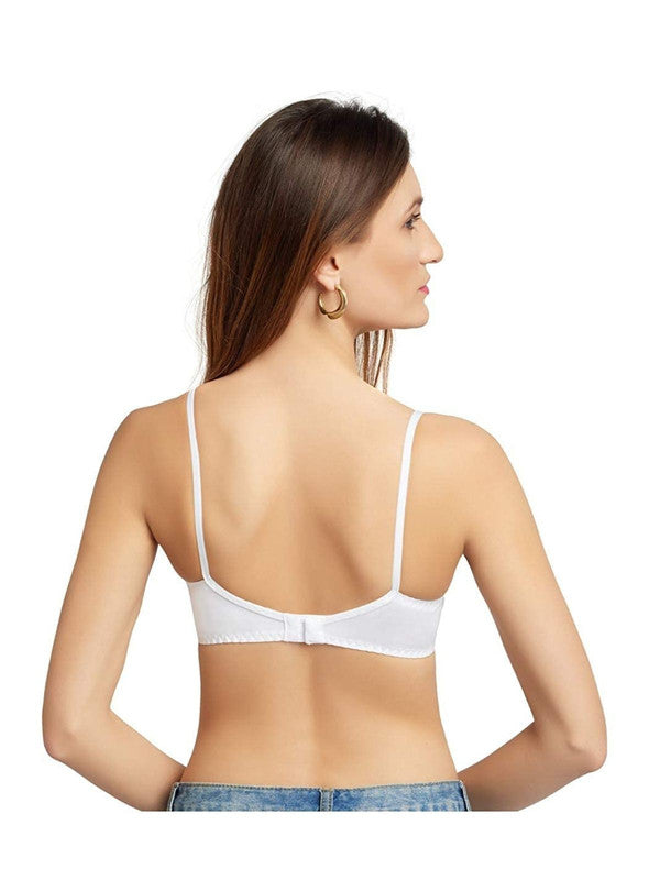 Daisy Dee White Non Padded Non Wired Full Coverage Bra NARTHE_White-Lovable India