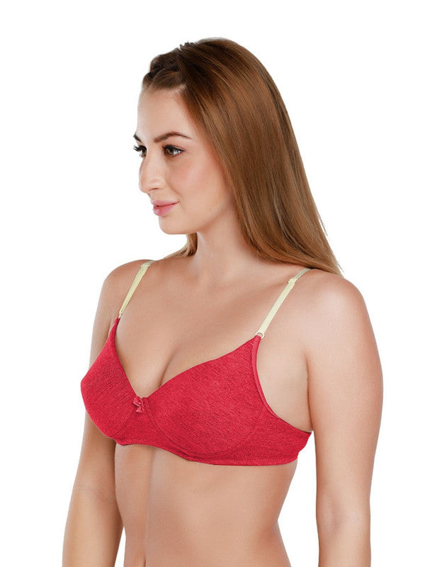 Daisy Dee Red Padded Non Wired Full Coverage Bra NJZZ_Red-Lovable India