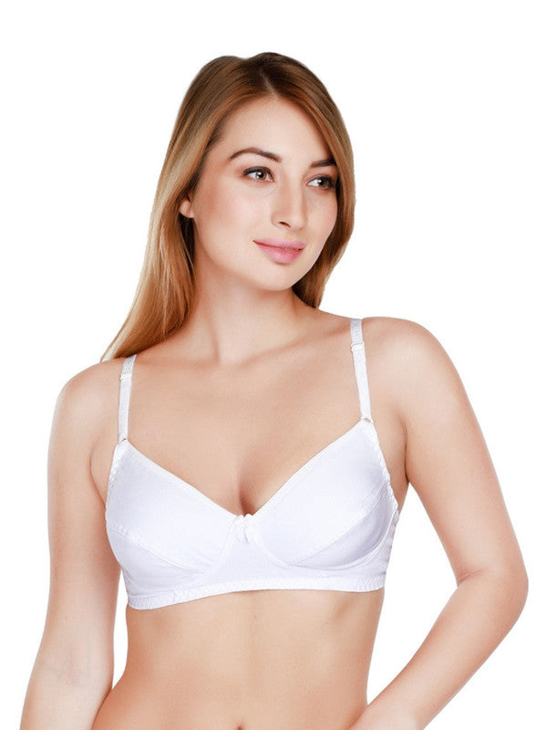 Daisy Dee White Non Padded Non Wired Full Coverage Bra NCLBR_White-Lovable India