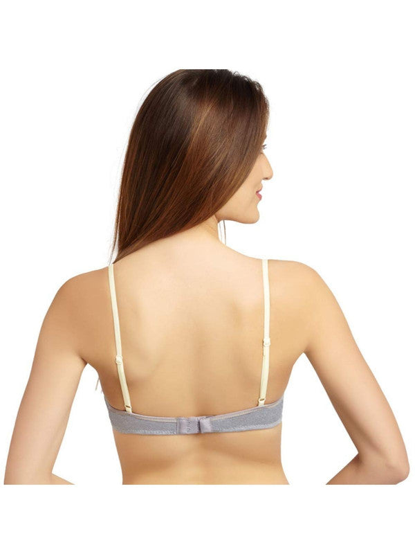Daisy Dee Light Grey Padded Non Wired Full Coverage Bra NJZZ -L/Grey
