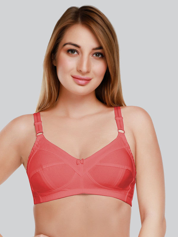 Daisy Dee Carrot Non Padded Non Wired Full Coverage Bra NSHPU_Carrot-Lovable India