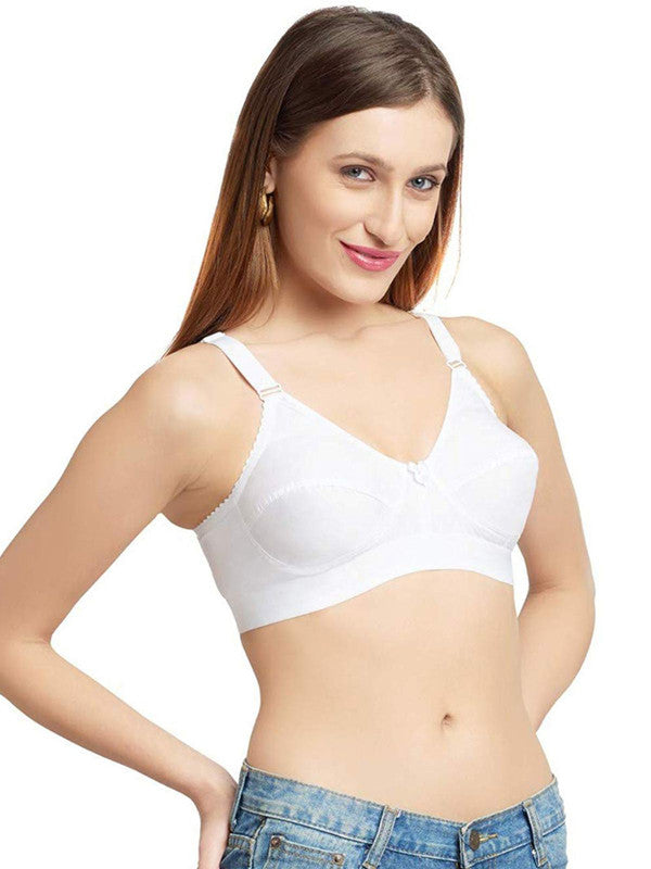 Daisy Dee White Non Padded Non Wired Full Coverage Bra NMYA_White-Lovable India
