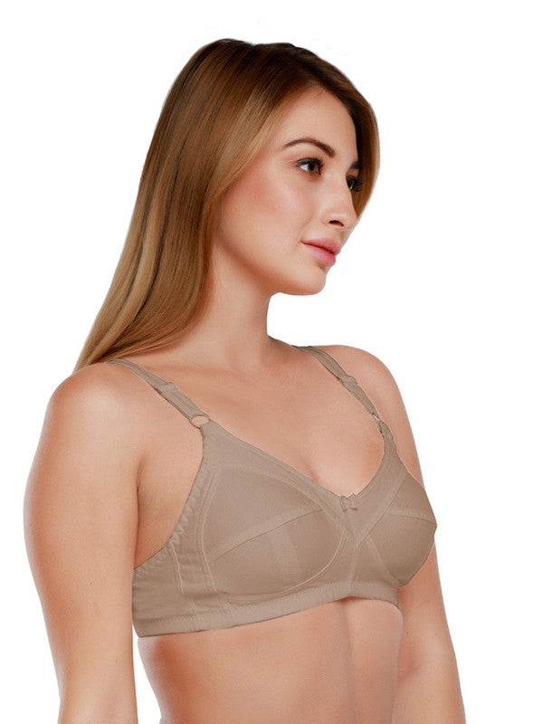Daisy Dee Skin Non Padded Non Wired Full Coverage Bra NSHPU_Skin-Lovable India