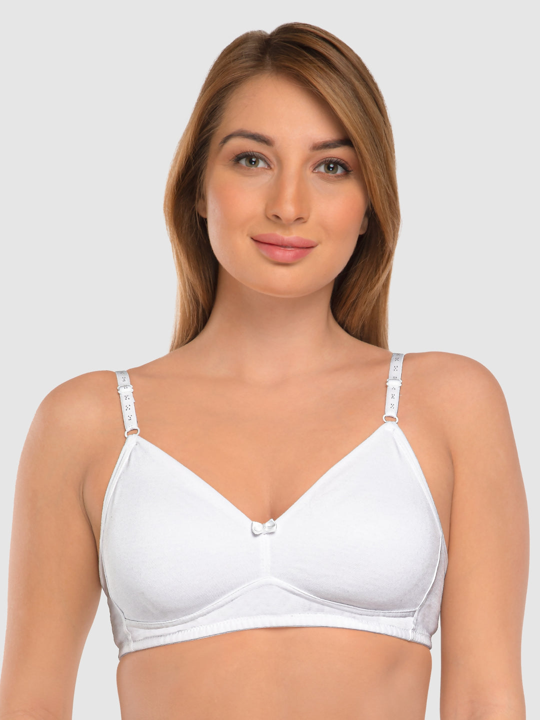 Daisy Dee White Non Padded Non Wired Full Coverage Bra NDSZN-White