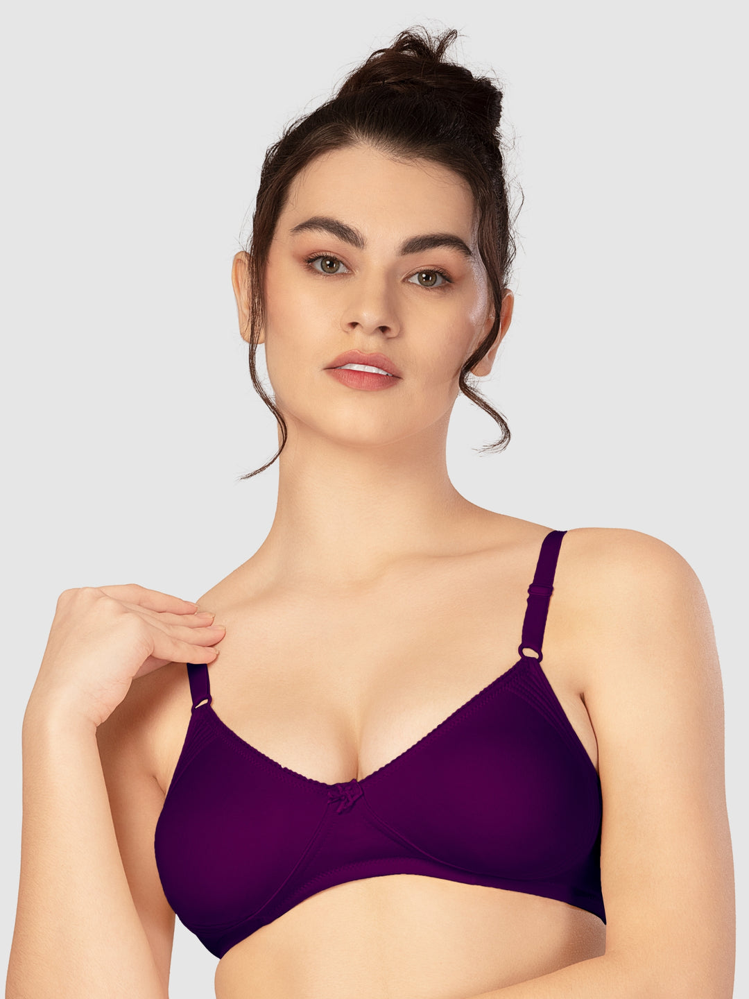 Lovable Wine Non Padded Non Wired Full Coverage Bra CLASSIC - Wine