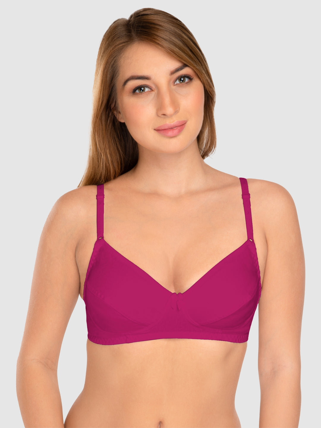 Daisy Dee Pink Non Padded Non Wired Full Coverage Bra NCLBR-R.Pink