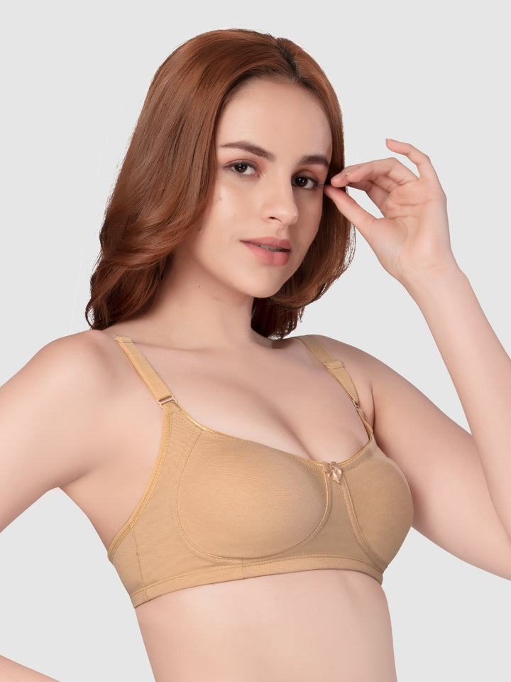Daisy Dee Skin Non Padded Non-Wired Full Coverage T-Shirt Bra - NZYA-Skin