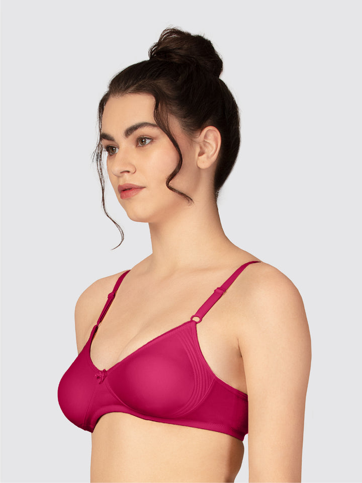 Lovable Violet Non Padded Non Wired Full Coverage Bra CLASSIC - VIOLET