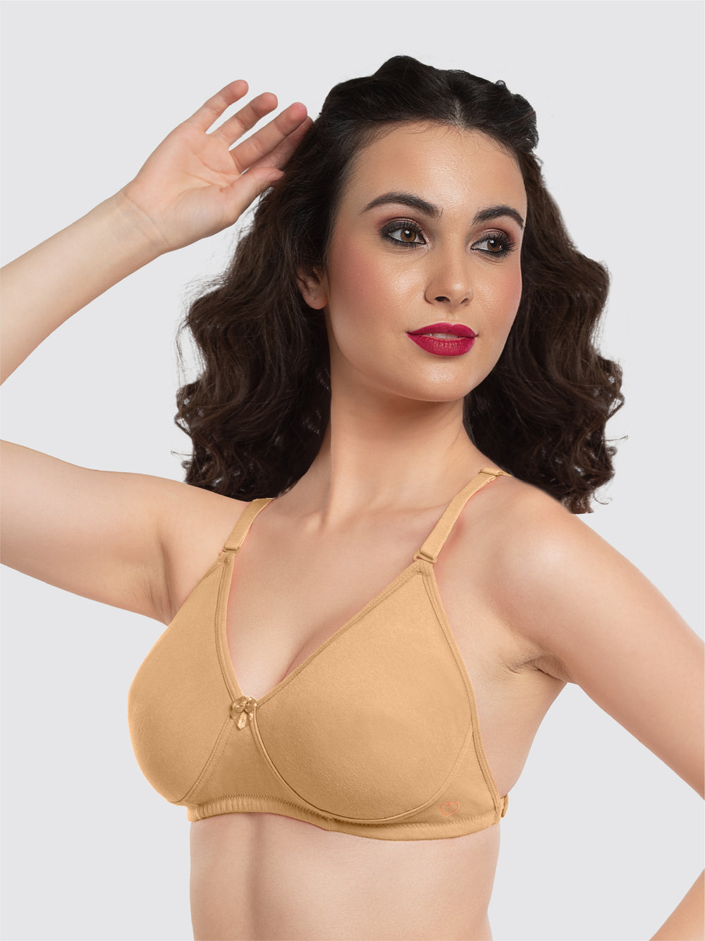 Lovable Skin Non Padded Non Wired Full Coverage Bra LE-230-Skin